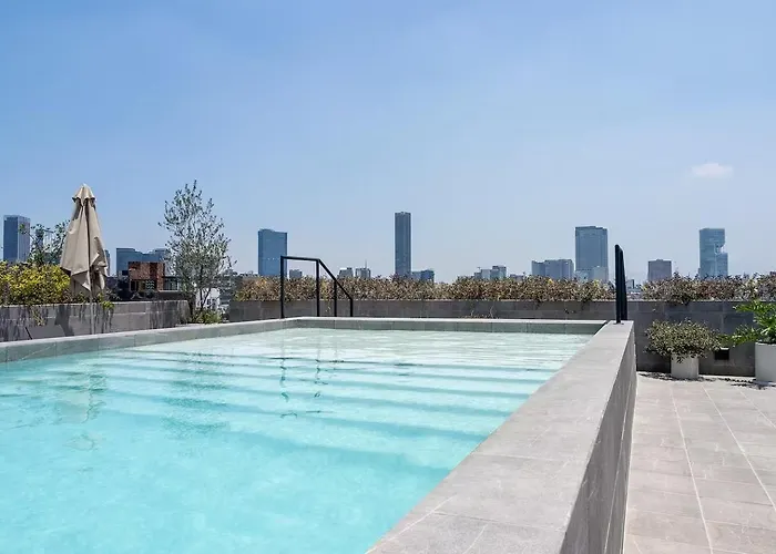 Apartment In Roma, Cdmx - Pool, Rooftop & Parking Mexiko-Stadt